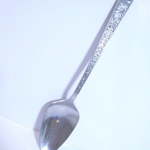 stainless flatware serving tablespoon, "Leaf Velvet" from Towle's Supreme Cutlery