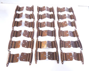 bronze colored hinges, cabinet door hinges, sold by the pair