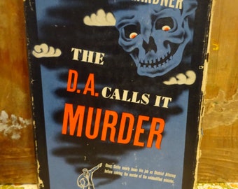 Doug Selby mystery / The D. A. Calls it Murder / Erle Stanley Gardner, HBDJ, 1941