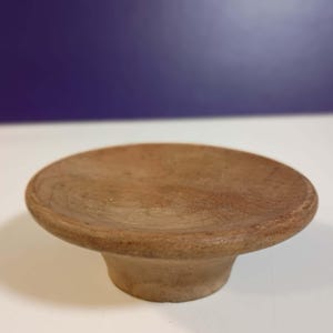 vintage large wooden knob, 2-3/4 inches