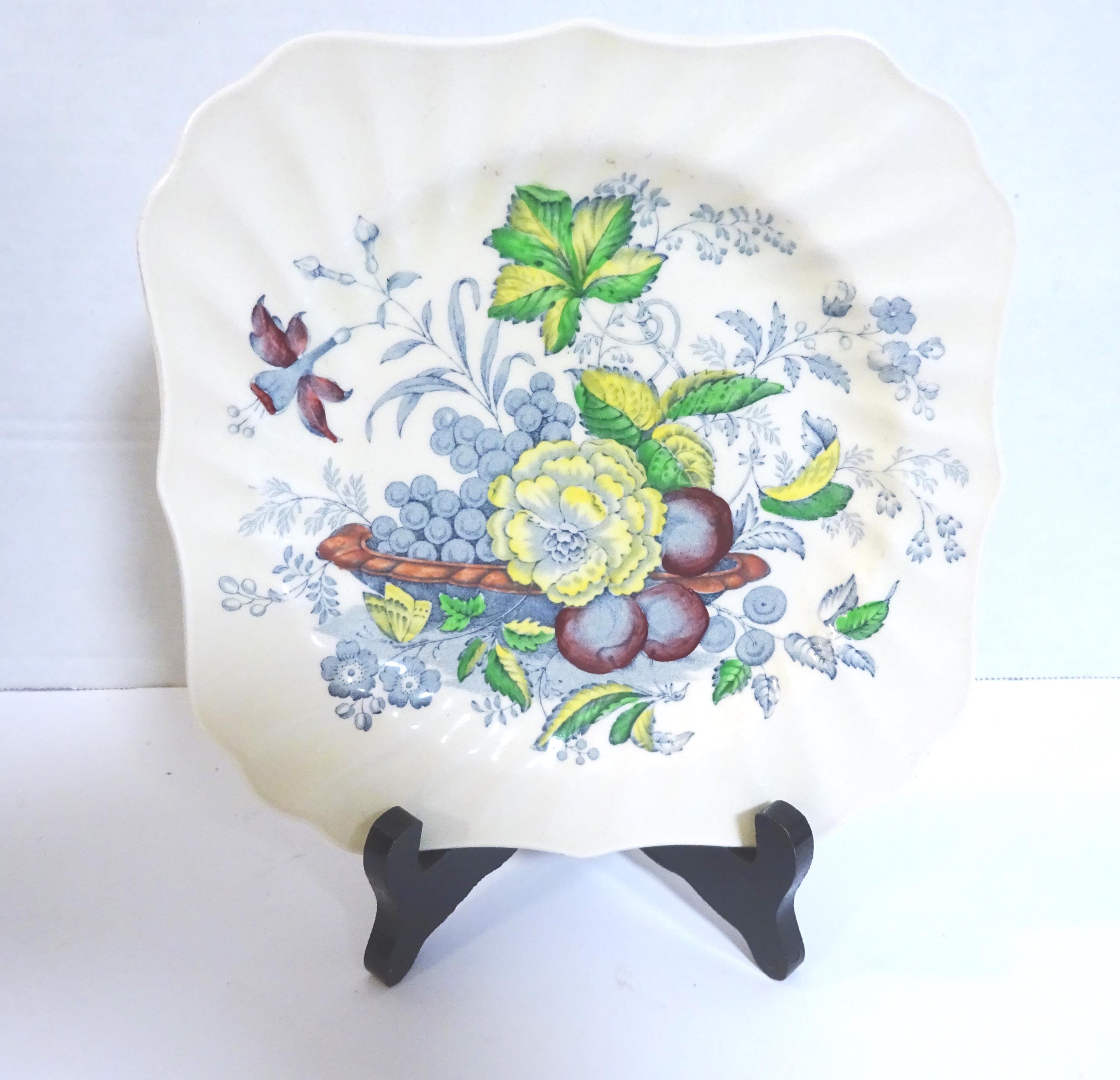 Vintage Royal Doulton Square Plates - Etsy