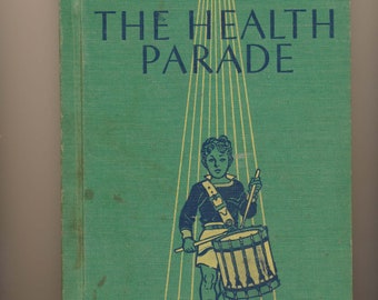 vintage school book, "Safe and Healthy Living", 1939