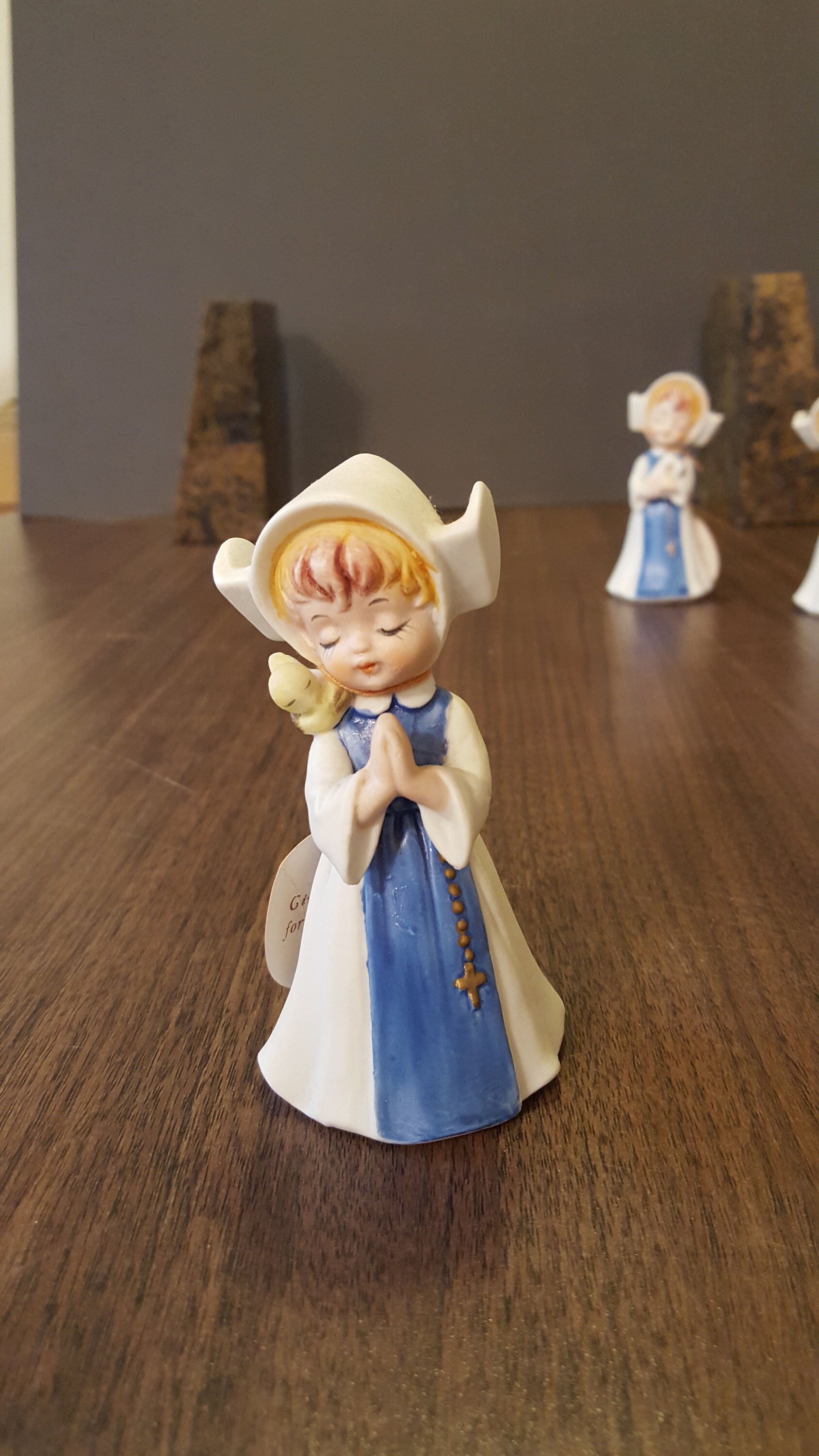 3 ceramic nun figurines L'il Nuns good condition Etsy