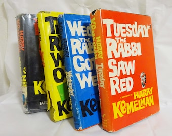 4 Harry Kemelmann books, Rabbi Small