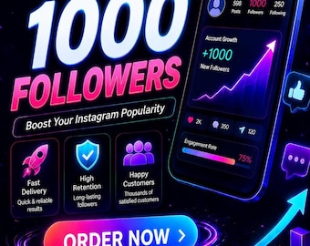 1000 Instagram Followers | Boost Your Social Media Growth Fast