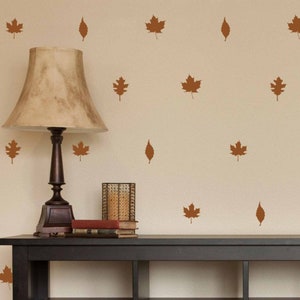 Autumn Leaves Pattern- Vinyl Wall Decal Pattern for Kitchens, Living ...