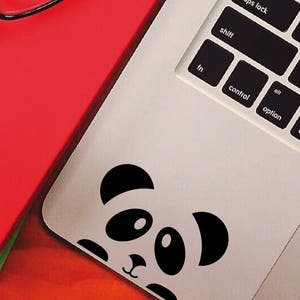 Little Peeking Panda Face Decal- Panda Bear Sticker Vinyl Decal for Laptops, iPhones, Car Windows, Androids