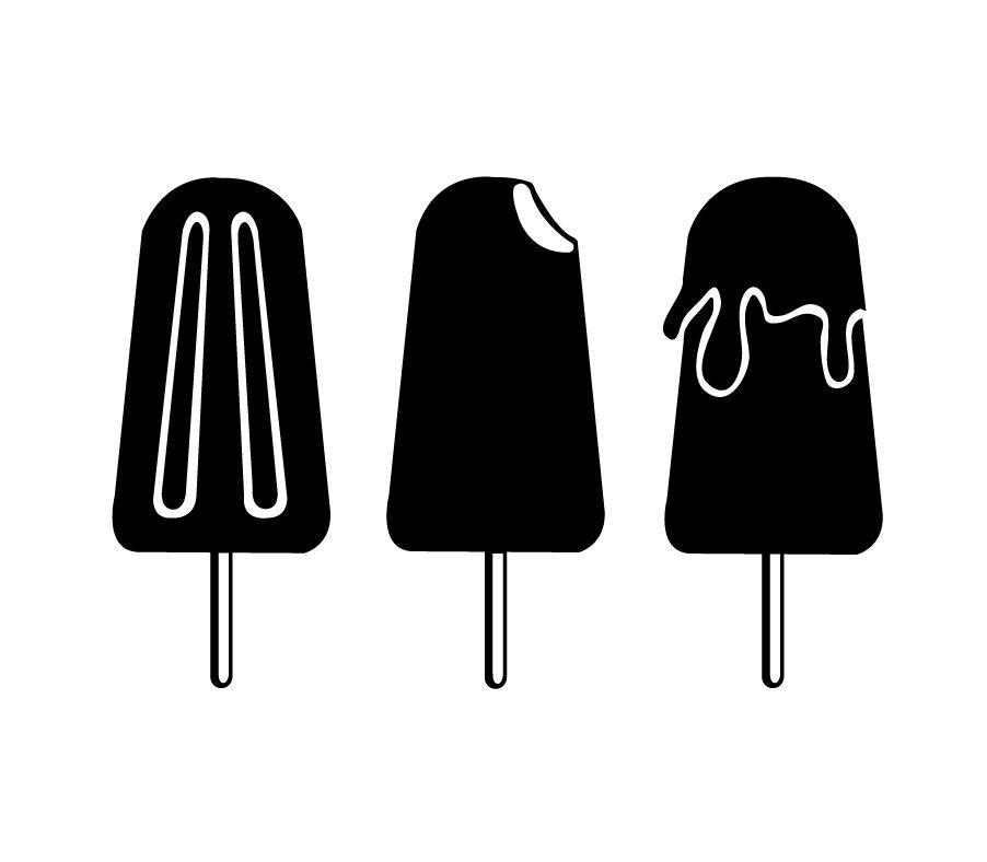 Popsicles Decal Popsicles - Vinyl Wall Art Decal Custom Stickers for Kids Rooms ...