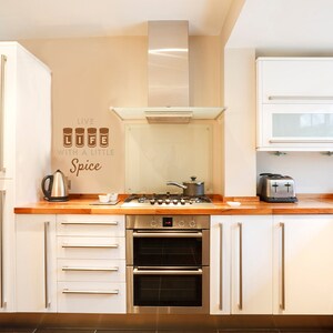 Citazione Cucina Vita Spezie - Adesivi murali in vinile personalizzati