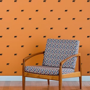 Elephant Pattern Tiny Wall Pattern Decal - Animal Decor - Wall Decal Custom Vinyl Art Stickers for Nurseries, Preschools, Interior Designers