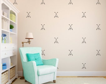 Golf Pattern Repeatable Sports Decal - Pattern Designs - Wall Decal Custom Vinyl Art Stickers for Homes, Playrooms, Kid rooms, Offices
