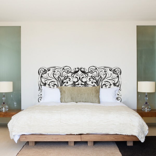 Headboard Decal Etsy