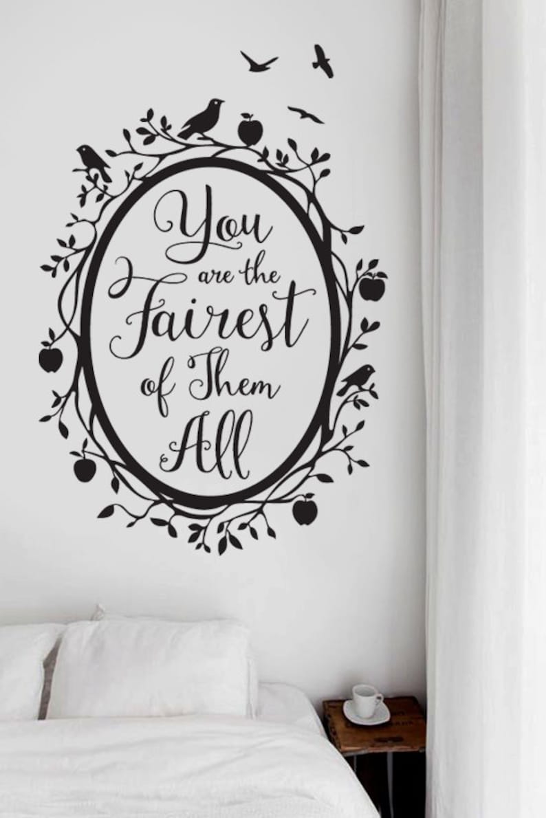 Mirror Mirror On The Wall Quotes - Snow White Fairest of Them All Quote in Woodland Mirror Wall | Etsy Mirror Mirror On The Wall Quotes - Snow White Fairest of Them All Quote in Woodland Mirror Wall | Etsy