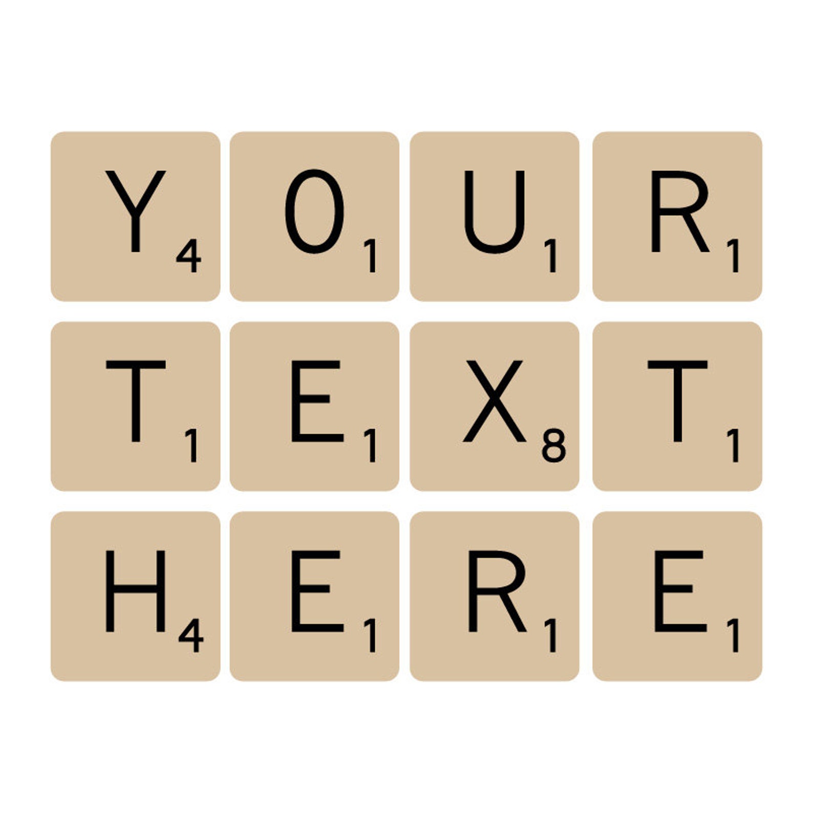 Personalized Board Game Tile Pieces Wall Decal Custom Vinyl Etsy