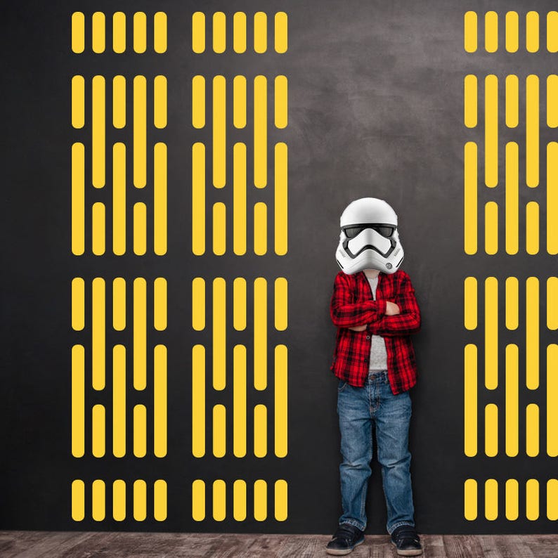 Space Station Wall Pattern Vinyl Wall Decal Window Etsy Canada