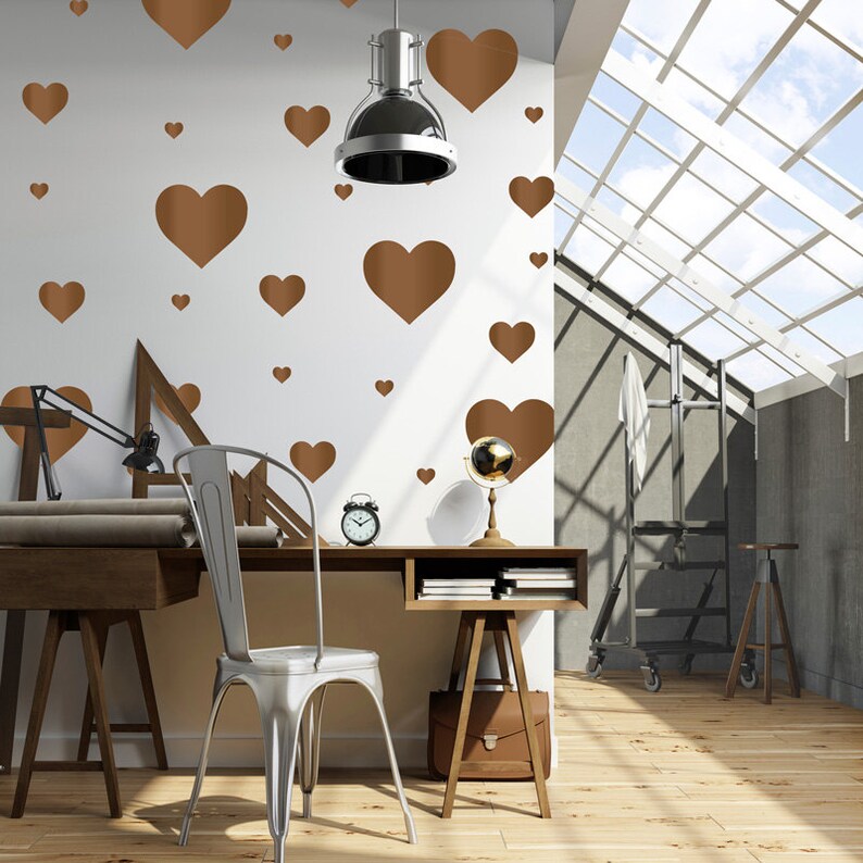 Heart Wall Decal – Multi-size Vinyl Stickers, Nursery Decor - Etsy