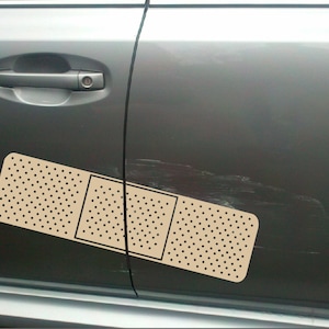 Bandage Decal - Playful Vinyl Decal Car Sticker Wall Decal Fun Solution ideal for Car Scratches, Old Cars, Walls, Windows, Laptop