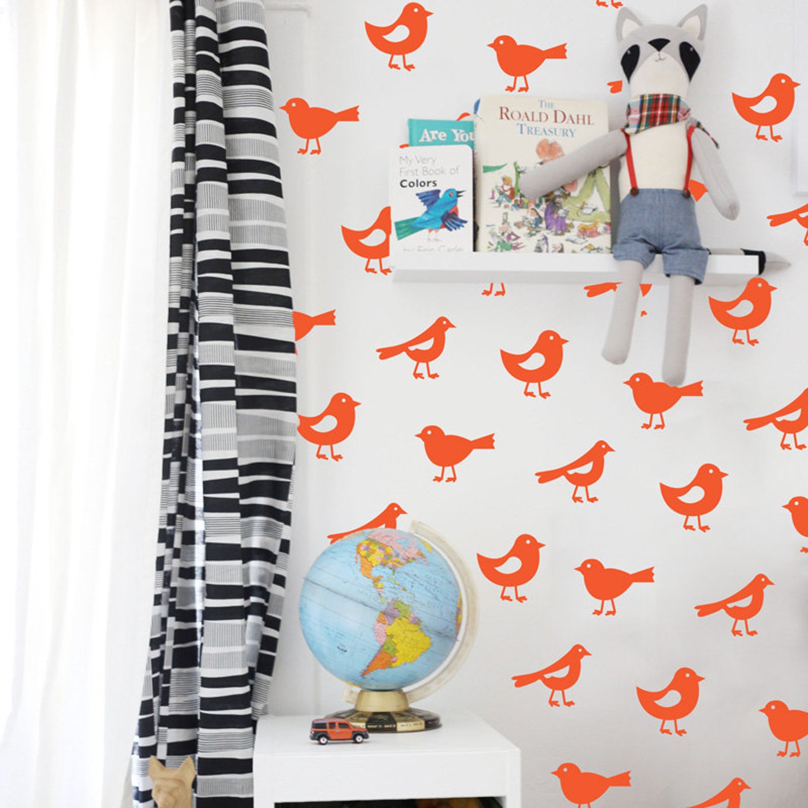 Bird Pattern Decal Repeatable Wall Decal Custom Vinyl Art - Etsy
