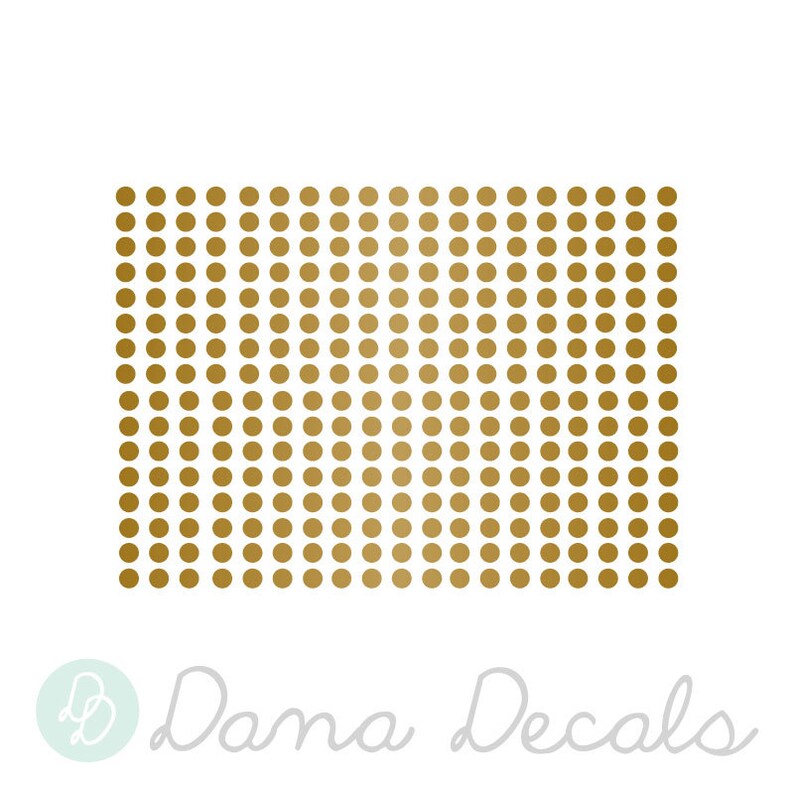 300 Gold Peelandstick Polka Dot Packs Three Hundred Half Etsy