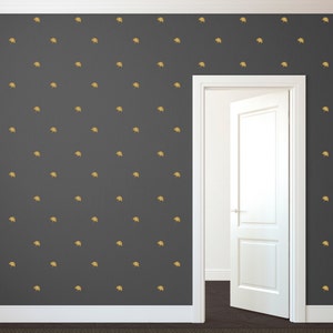 Ginkgo Leaf Pattern - Wall Decal Custom Vinyl Art Stickers