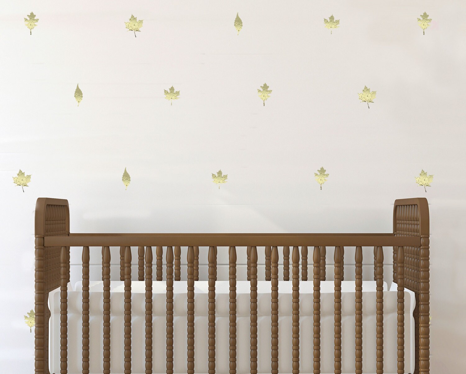 Fall Vinyl Autumn Leaves Pattern- Vinyl Wall Decal Pattern for Kitchens, Living ...