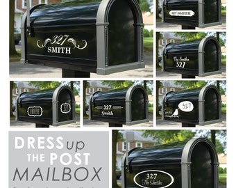 Custom Name and Address Mailbox & Front Door Decal Lettering Stickers - Wall Decal Custom Vinyl Art Stickers for Homes, Classroom Doors