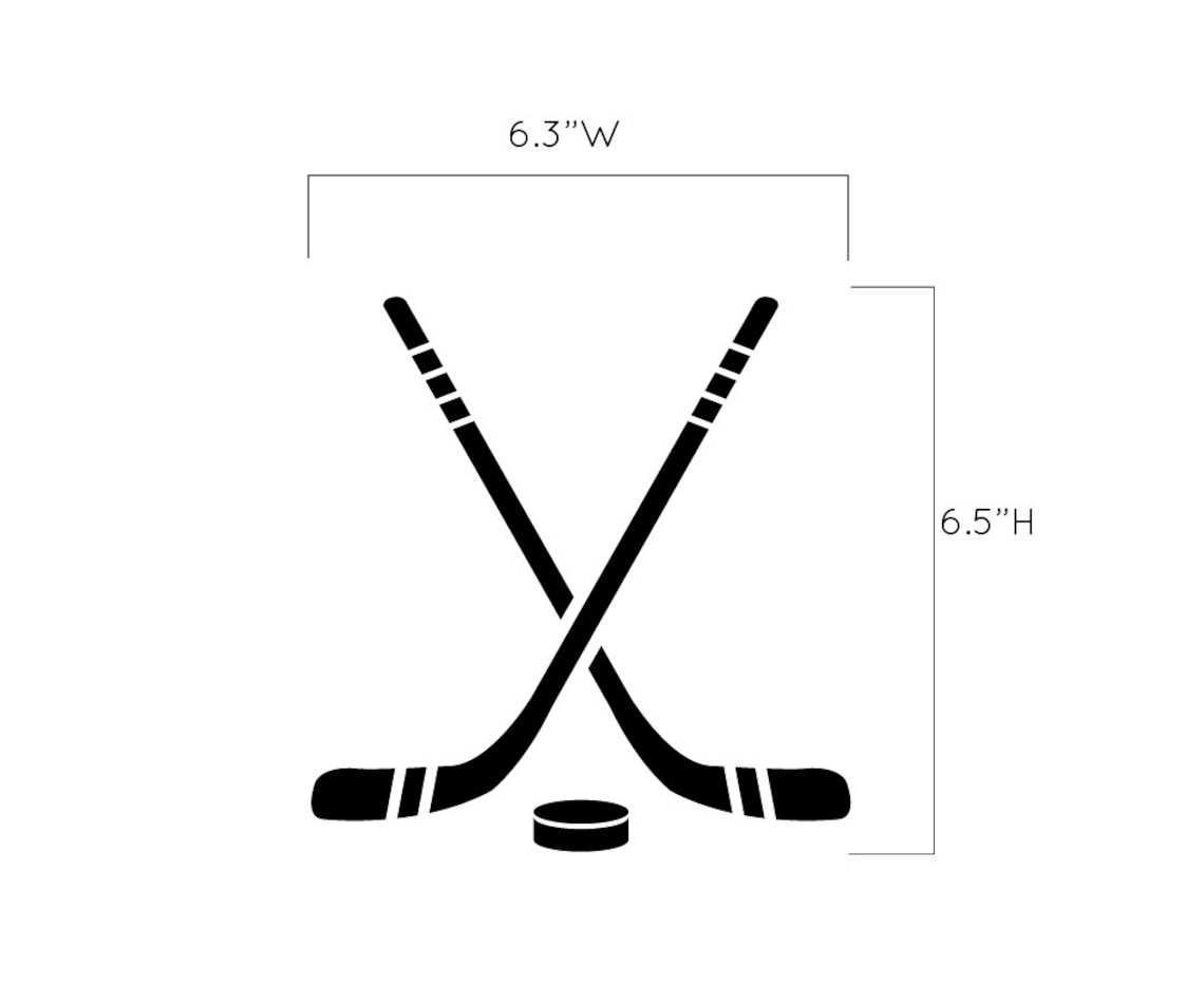 Hockey Pattern Repeatable Sports Decal Pattern Designs | Etsy