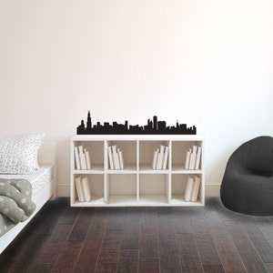 Chicago Skyline Silhouette • Klein • Wandtattoo