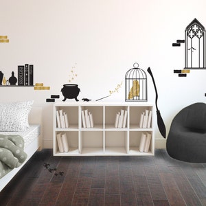 Complete Inspired Wizard&#39;s Room Collection - Wall Decal Custom Vinyl Art Stickers