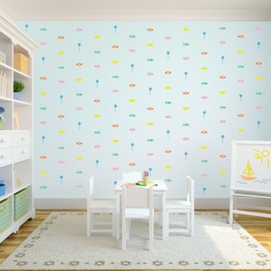 Candy Tiny Wall Pattern Decal - Pattern Design - Wall Decal Custom Vinyl Art Stickers for Nurseries, Schools, Homes, Interior Designers