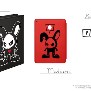 Skull Bunny - Wall Decal Custom Vinyl Art Stickers for Cars, iPhones & Smartphones, Laptops, Tablets, and More