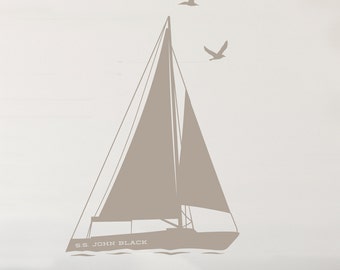 Details about Sailing Silhouette Yatching Boat Nautical Wall Sticker Decal Sports Vinyl UK Details about Sailing Silhouette Yatching Boat Nautical Wall Sticker Decal Sports Vinyl UK