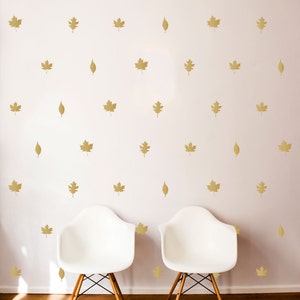 Autumn Leaves Pattern- Vinyl Wall Decal Pattern for Kitchens, Living ...