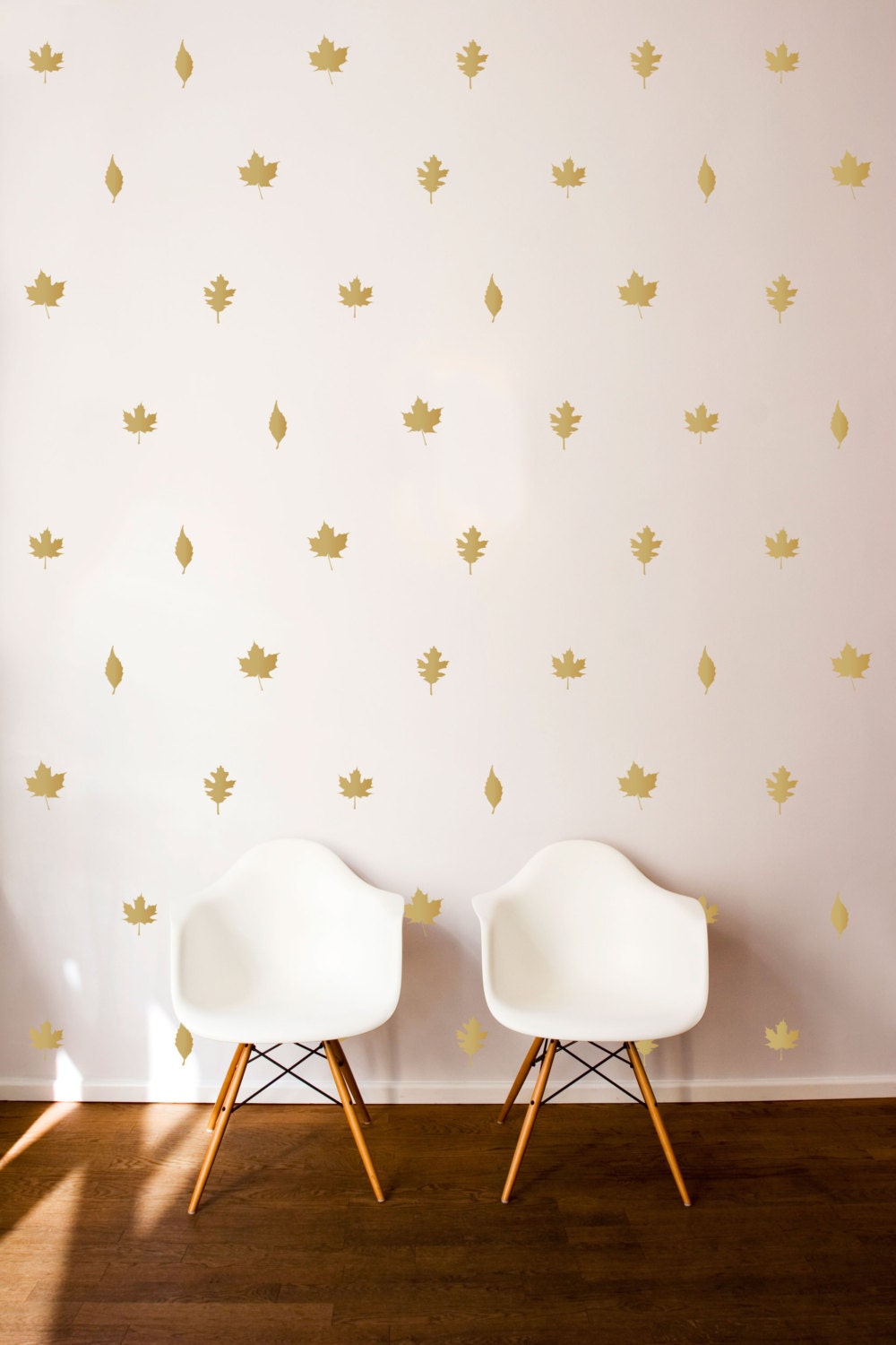 Autumn Leaves Pattern Vinyl Wall Decal Pattern for Kitchens | Etsy