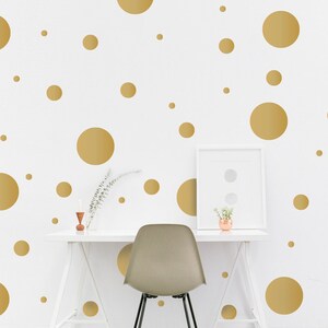 Multi-size Polka Dot Wall Pattern Decal - Wall Decal Custom Vinyl Art Stickers for Nurseries, Living Rooms, Bedrooms, Kids Rooms, Homes