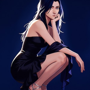 Caitlyn Kiramman Arcane konsttryck | League of Legends fankonst