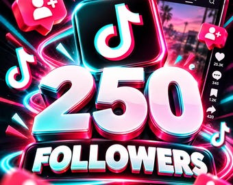 Leitfaden für mehr TikTok-Follower (über 250) + Promotion-Service | Reichweite vergrößern | Marketing-Leitfaden | Digitaler Download