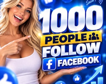 1000 follower su Facebook - Fai crescere la tua pagina Facebook - Pubblico mondiale
