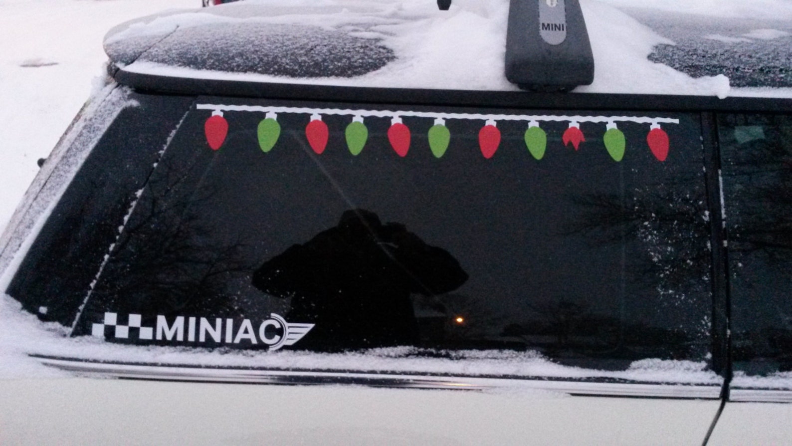 Retro Christmas Light Decal Kit for Your Car Holiday / Etsy