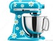 Daisy Decal Kit - YOUR CHOICE of COLORS - for your Kitchen Stand Mixer - Original Daisy Design 