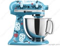 Sugar Skull Kitchen Mixer Decal Kit - Day of the Dead Decor - Your Choice of Colors