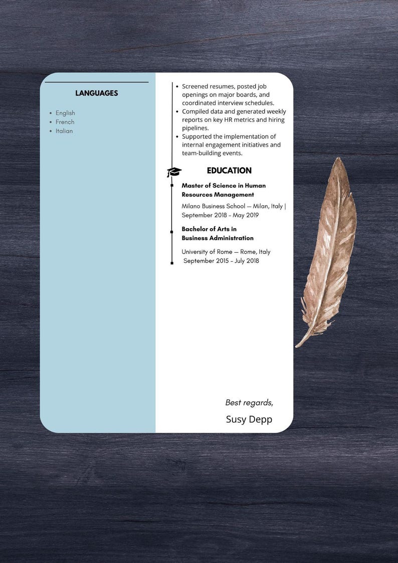 Modern Resume Template Can…