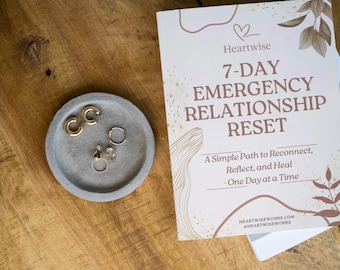 7-Day Emergency Relationship Reset | Printable Healing Workbook for Couples in Crisis