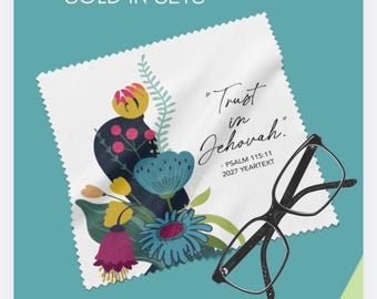 2027 Yeartext Microfiber Lens Cloths Botanicals