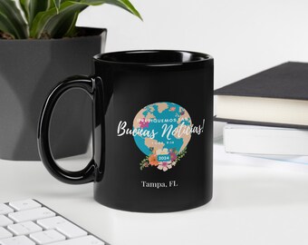 Prediquemos Las Buenas Noticias Black Glossy Mug