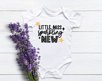 Little Miss Sparkling New onesie