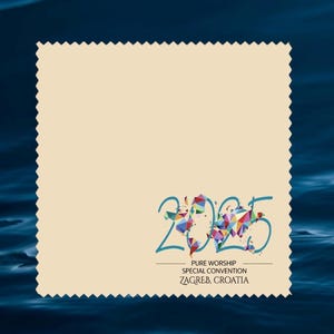 Cadeau JW Convention 2025 Lingettes optiques - Carte colorée