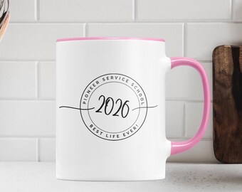Pioneer Service School Mug Pink