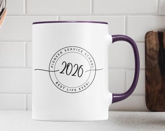 Pioneer Service School Mug Purple