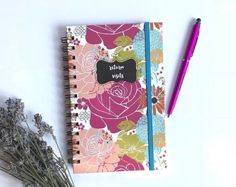 Return Visit Book in Colorful Blossoms